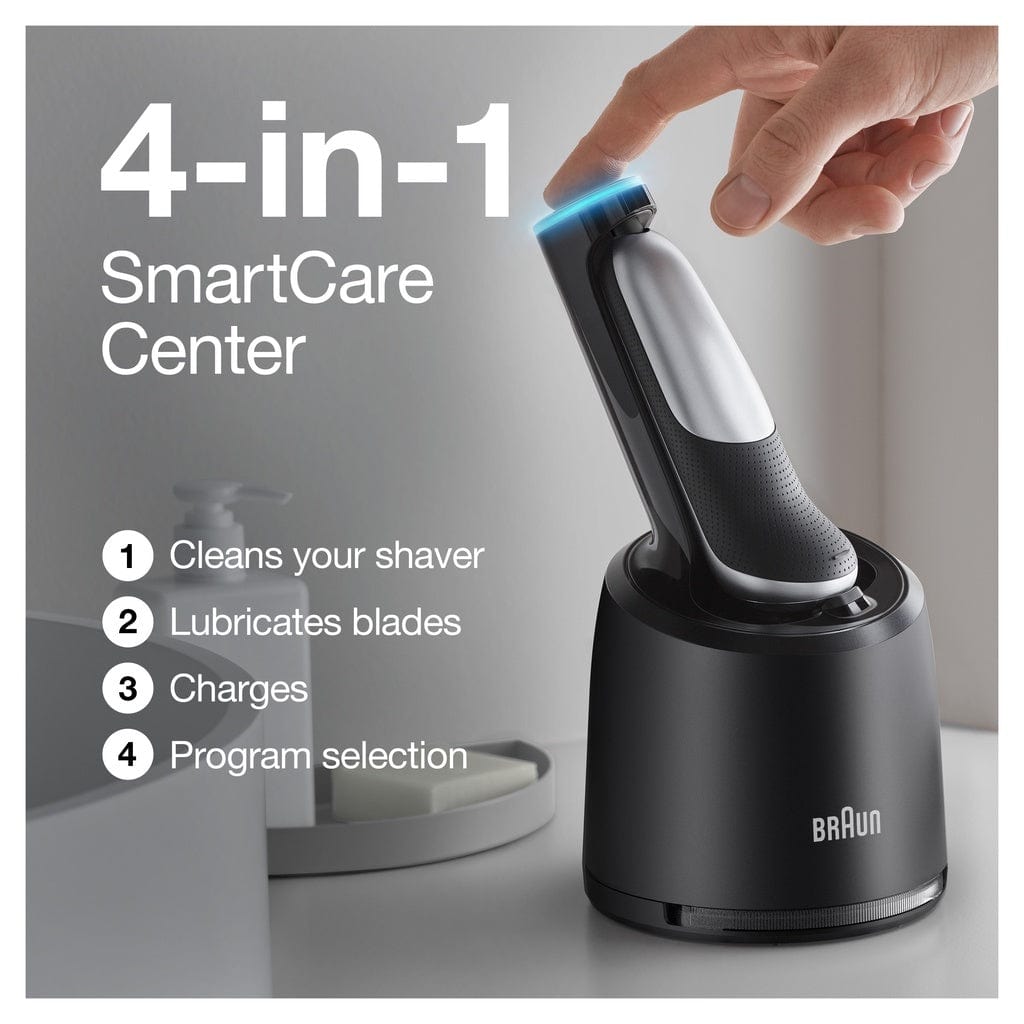 Braun Series 7 71-S7500cc Wet & Dry Shaver with SmartCare Center and 1 Attachment