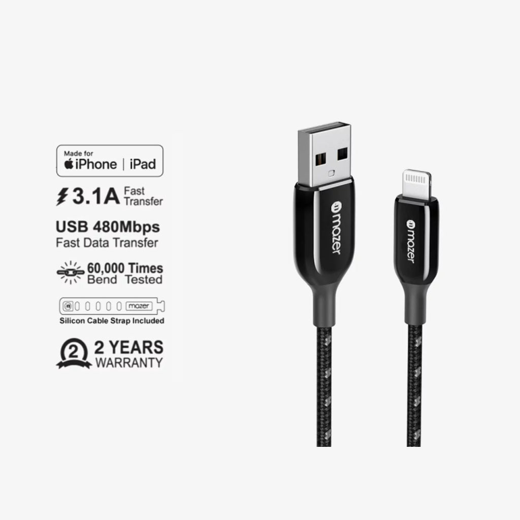Mazer Infinite.LINK Pro 3 Premium USB-A to USB-C 1.25m Cable