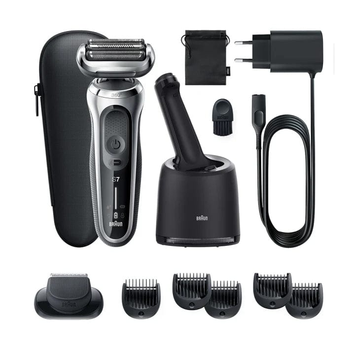 Braun Series 7 71-S7500cc Wet & Dry Shaver with SmartCare Center and 1 Attachment