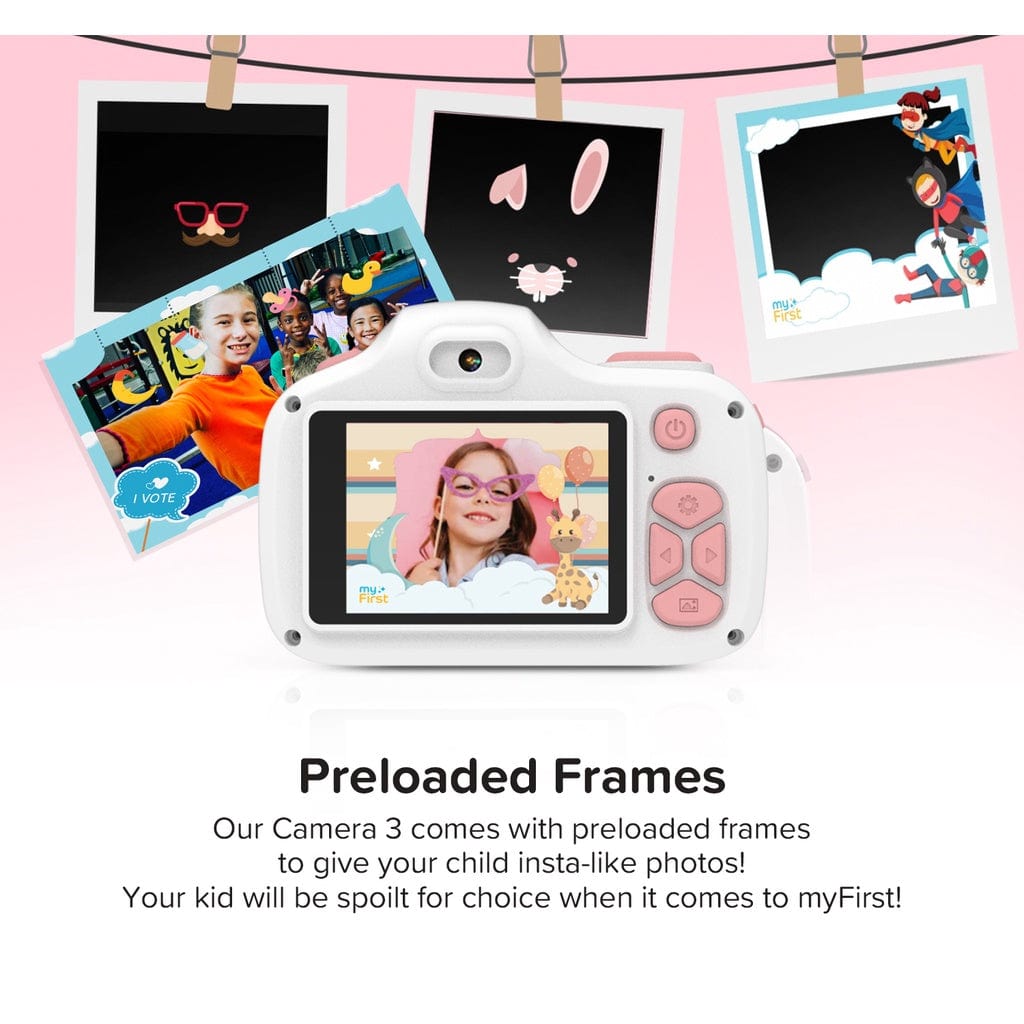 myFirst Camera 3 Selfie Lens Camera for Kids