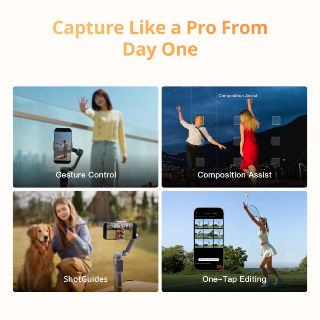 DJI Osmo Mobile 8P Pro Framing And Tracking Phone Gimbal