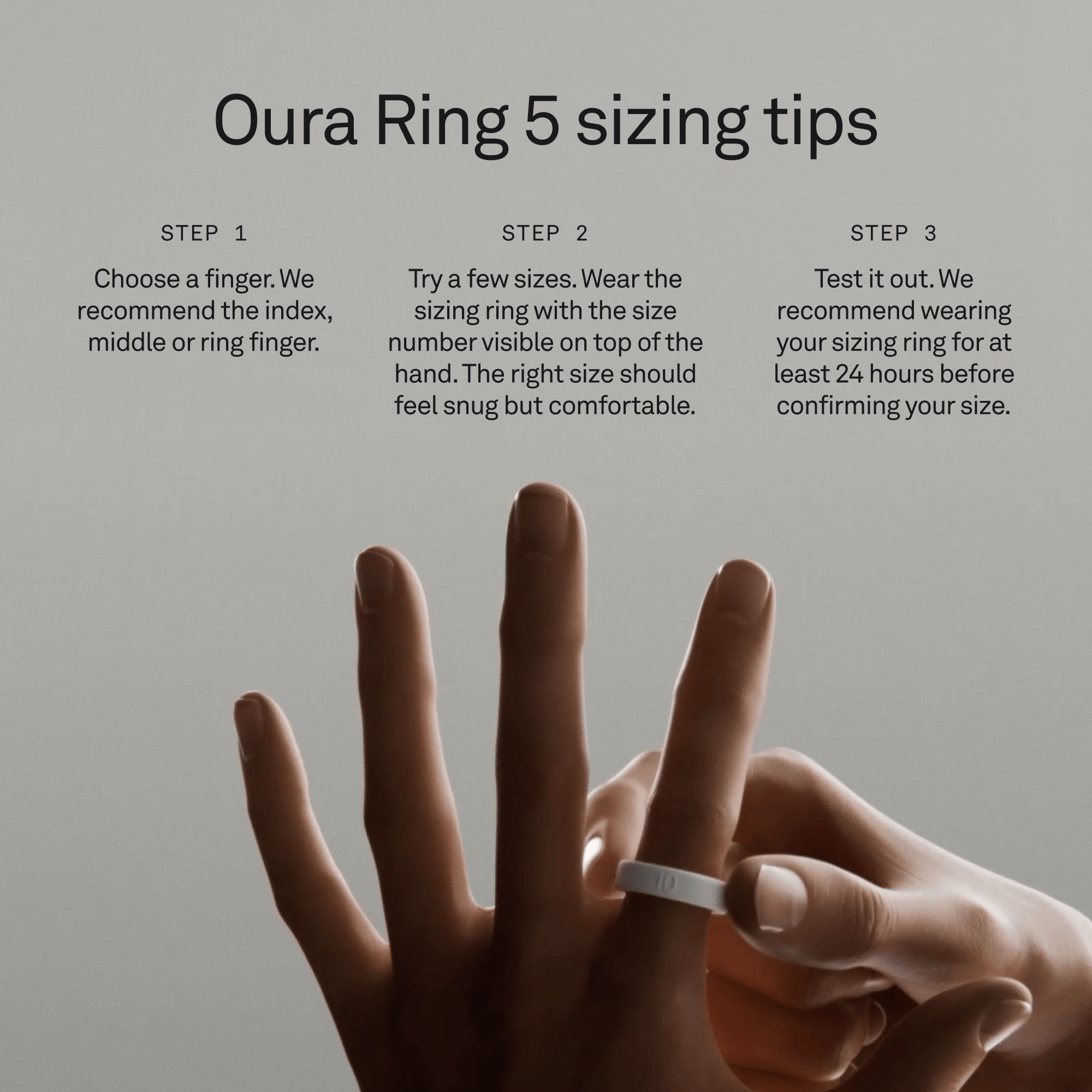 ŌURA Ring 5 Sizing Kit