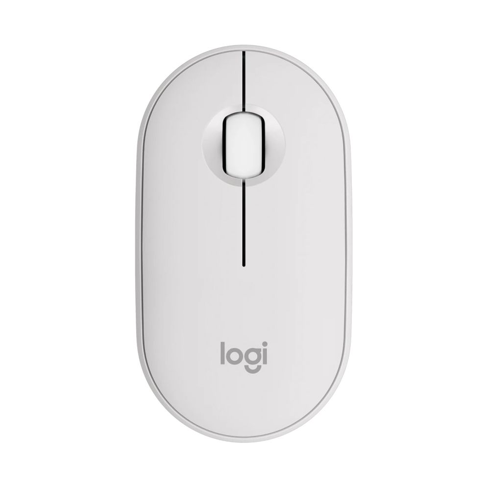 Logitech Pebble Mouse 2 M350S Slim, Compact Bluetooth Mouse with Customizable Button