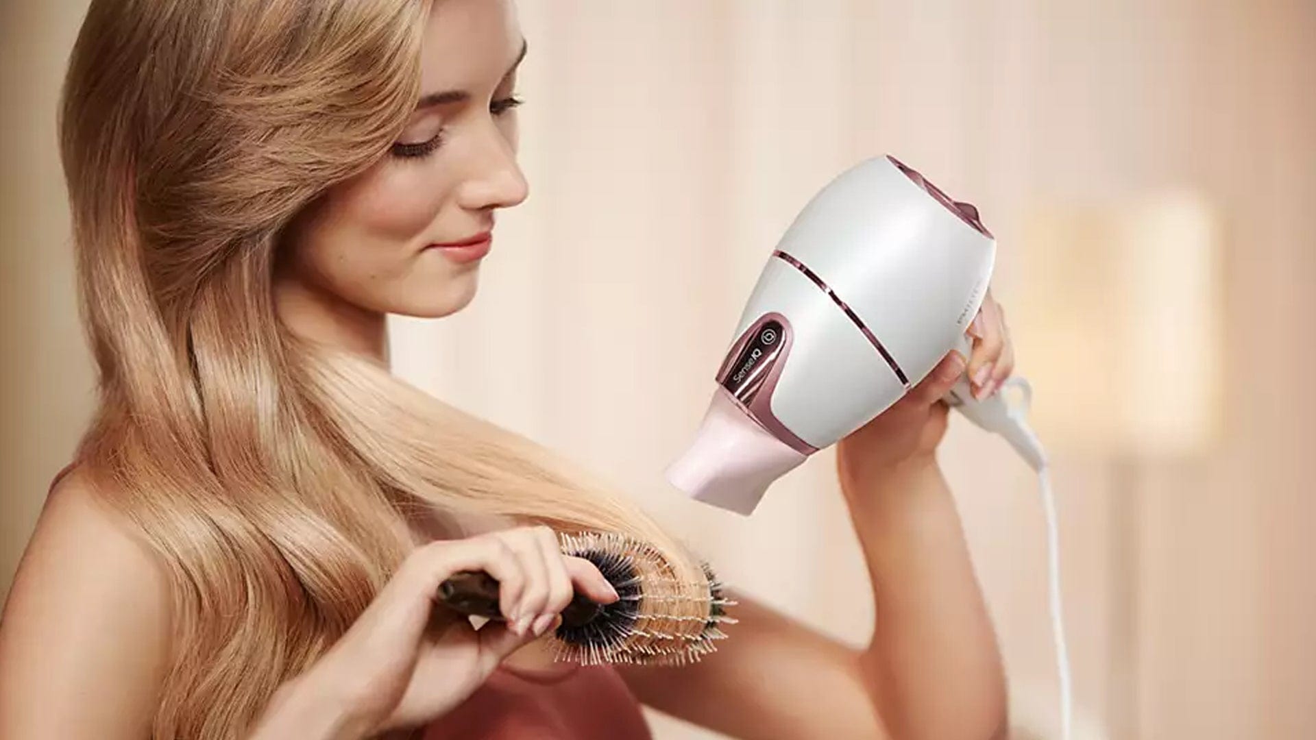 Philips BHD628/03 Prestige Hair Dryer with SenseIQ