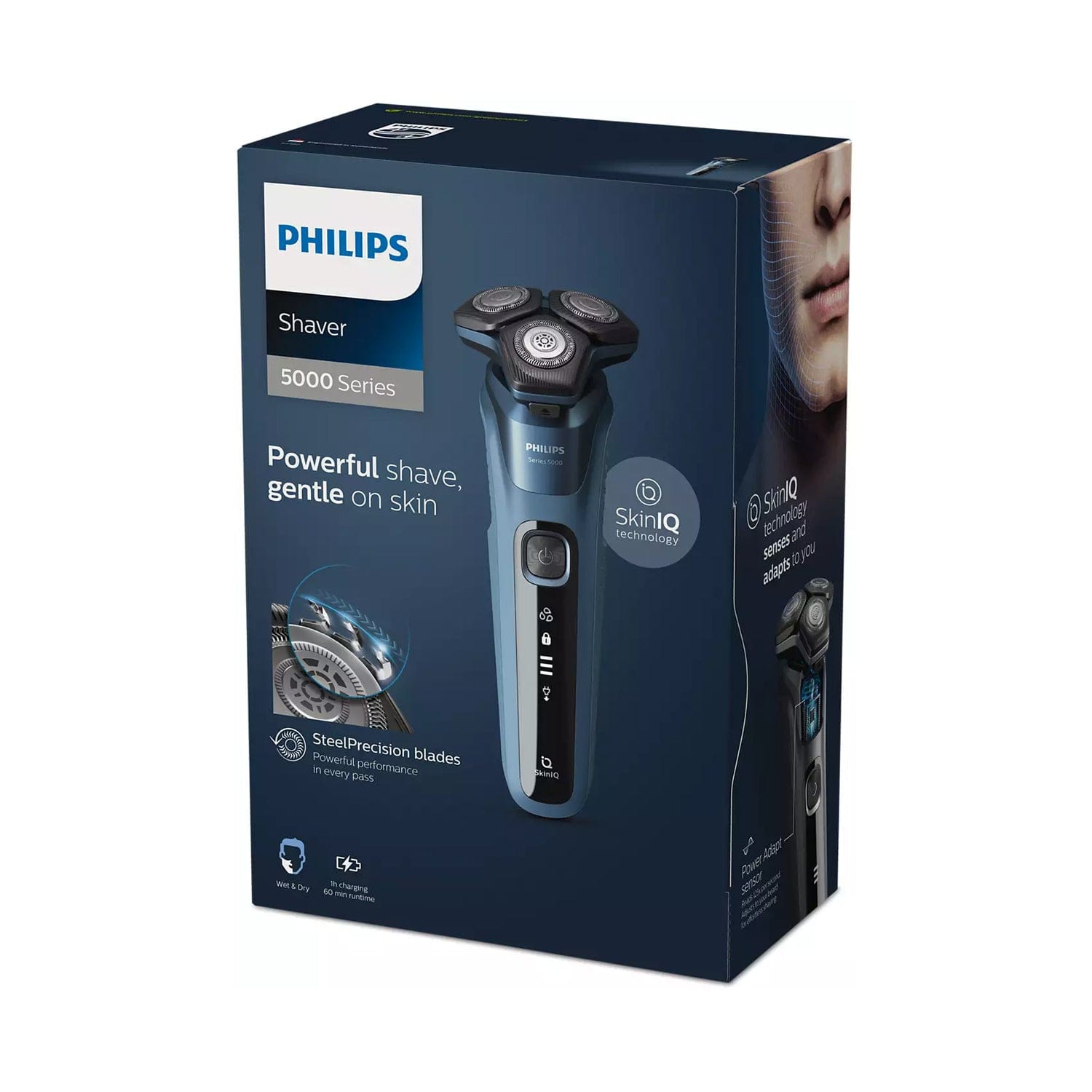 Philips S5582/20 Shaver Series 5000 Wet & Dry Electric Shaver with SkinIQ Technology