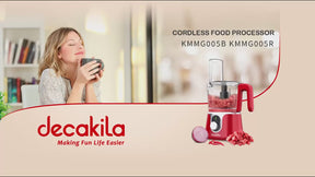 Decalika KMMG005 Cordless Food Processor 1.25 L