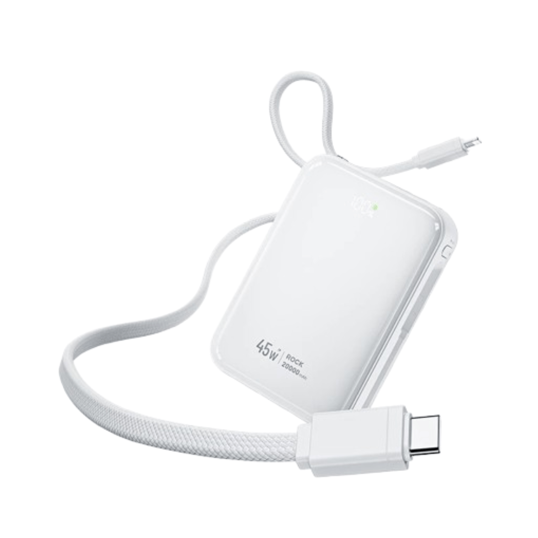 ROCK Interstellar Series C03/C04 45W Power Bank with Built-in Cable [CCC-Certified]