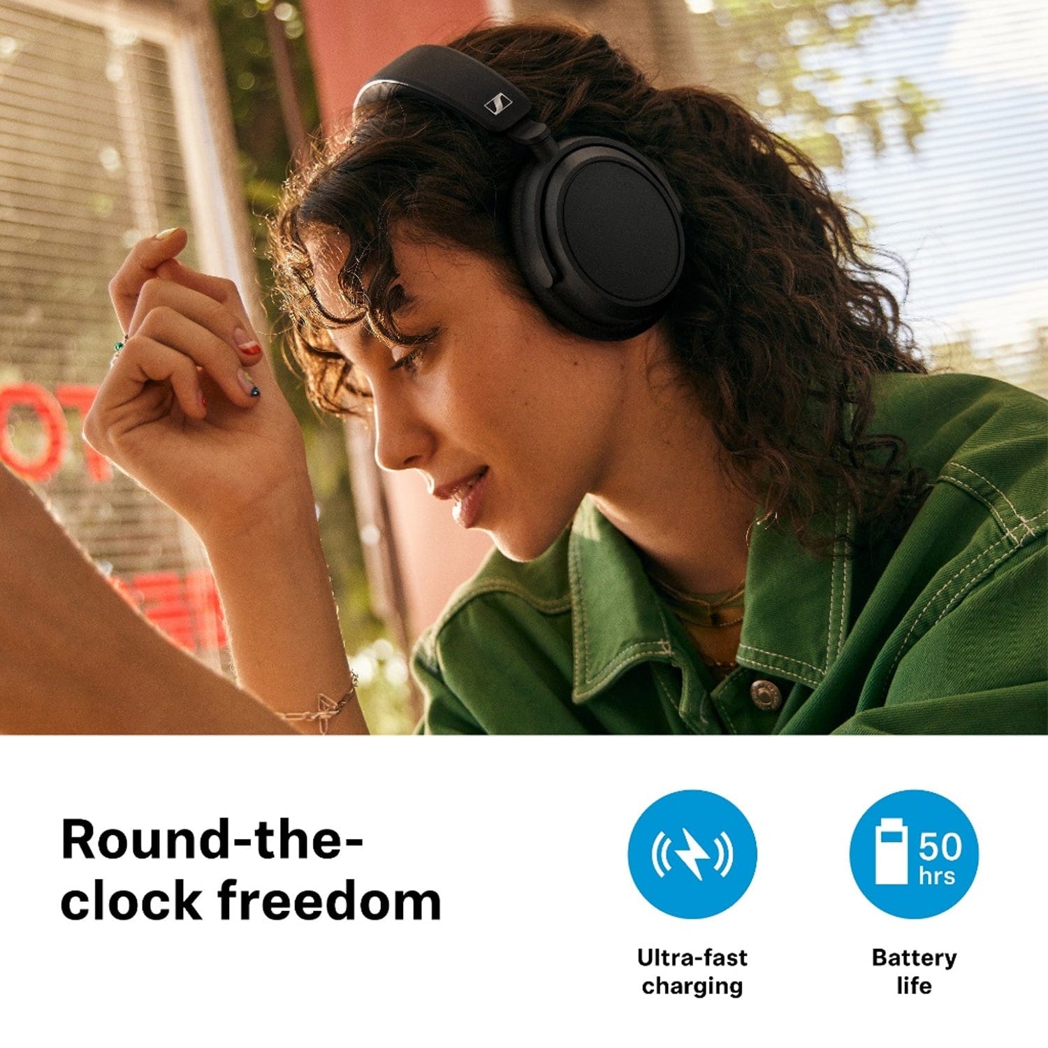 Sennheiser ACCENTUM Plus 付属品完備　ほぼ未使用 Sennheiser Accentum Plus – Wireless ANC Over-Ear Headphones