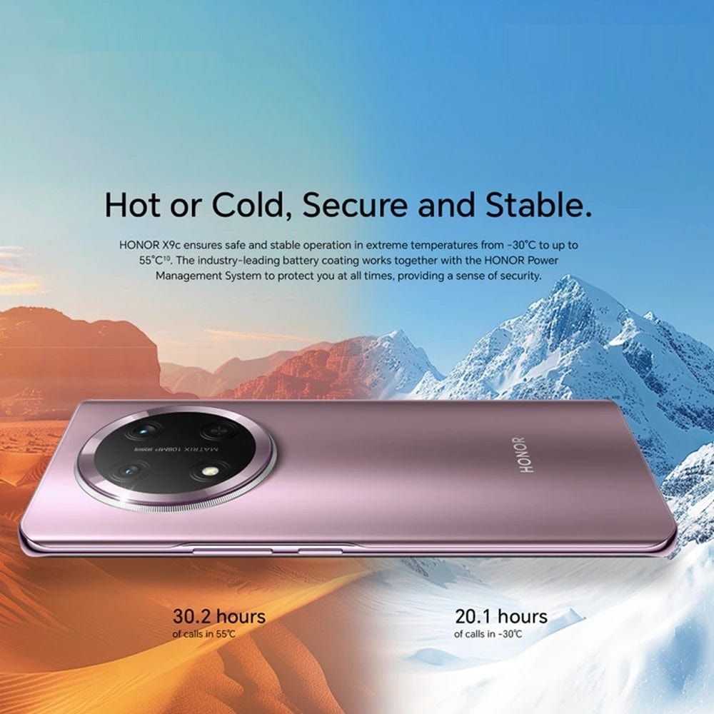 Honor X9C 5G Smartphone 24(12+12)GB+256GB 6.78inch Display Ultra-tough Triple Defense