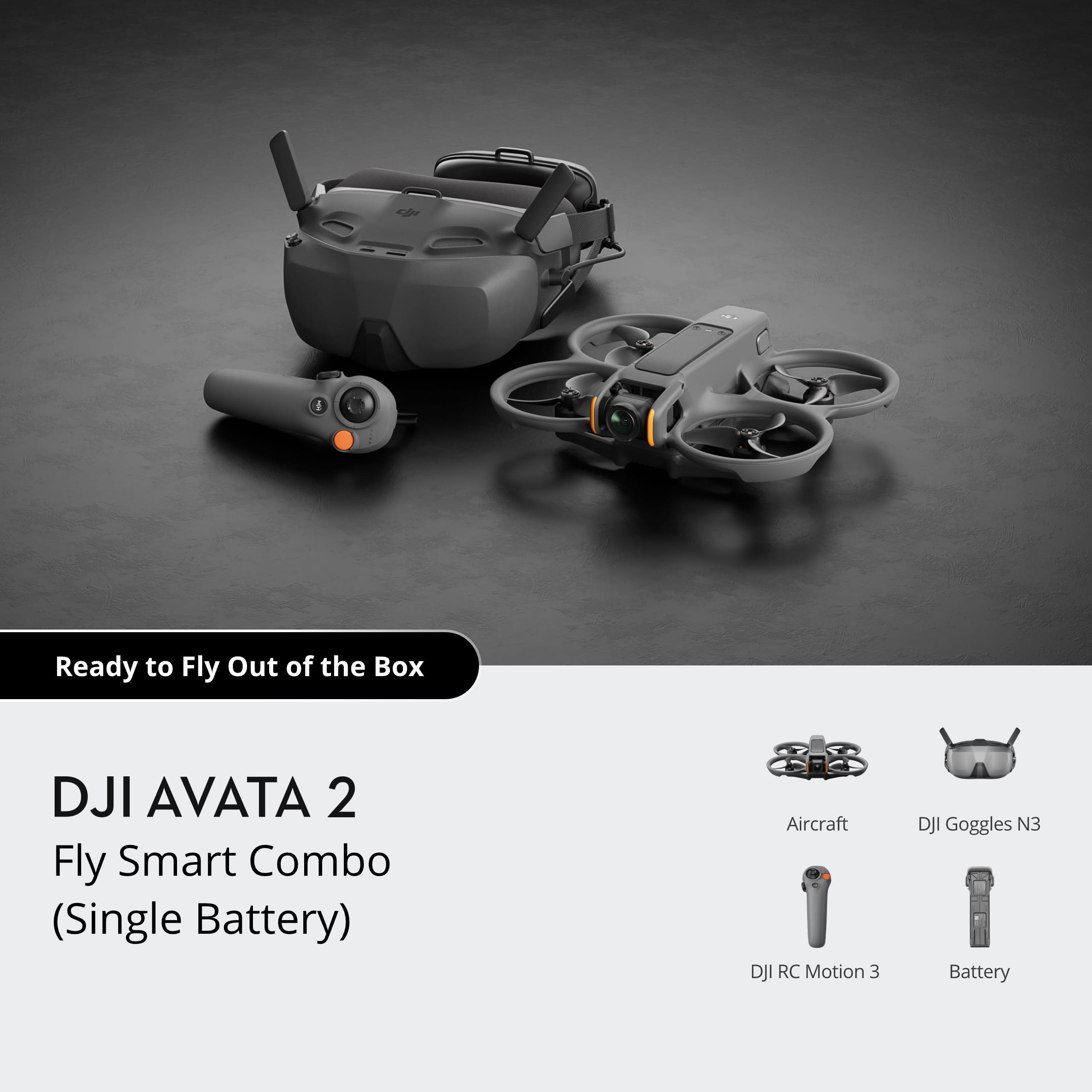 DJI Avata 2 FPV Drone Fly Smart Combo