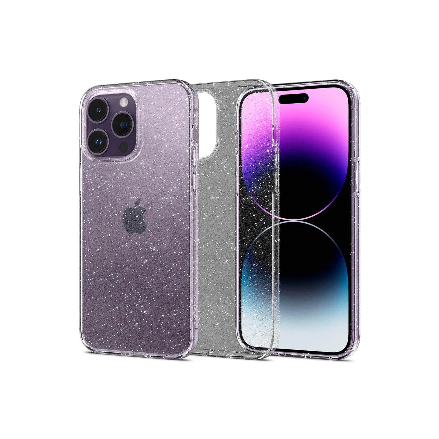 Spigen Liquid Crystal Glitter Case for iPhone 14 Series iPhone 14 Pro Max / Crystal Quartz