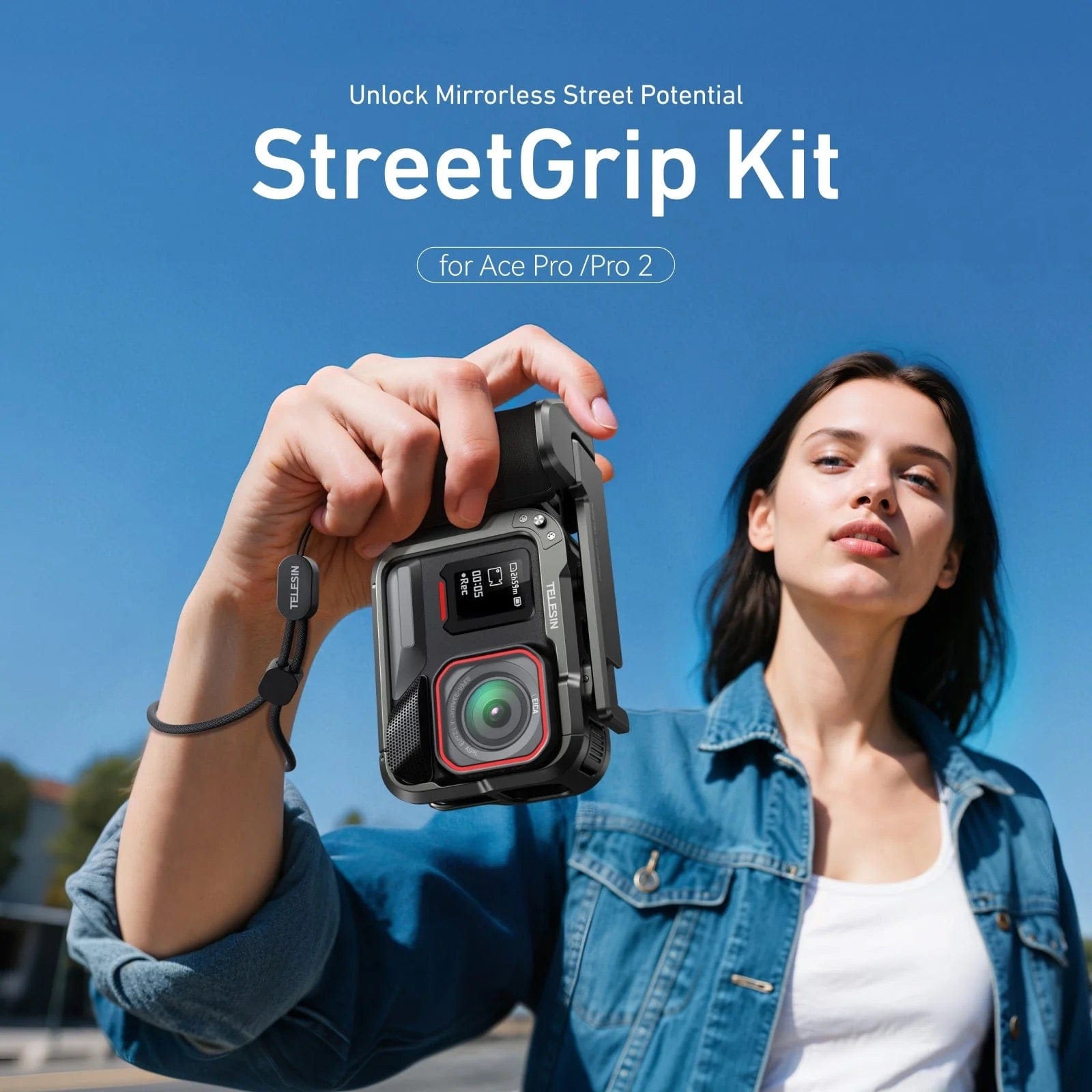Telesin Street Grip Kit for Ace Pro /Pro 2