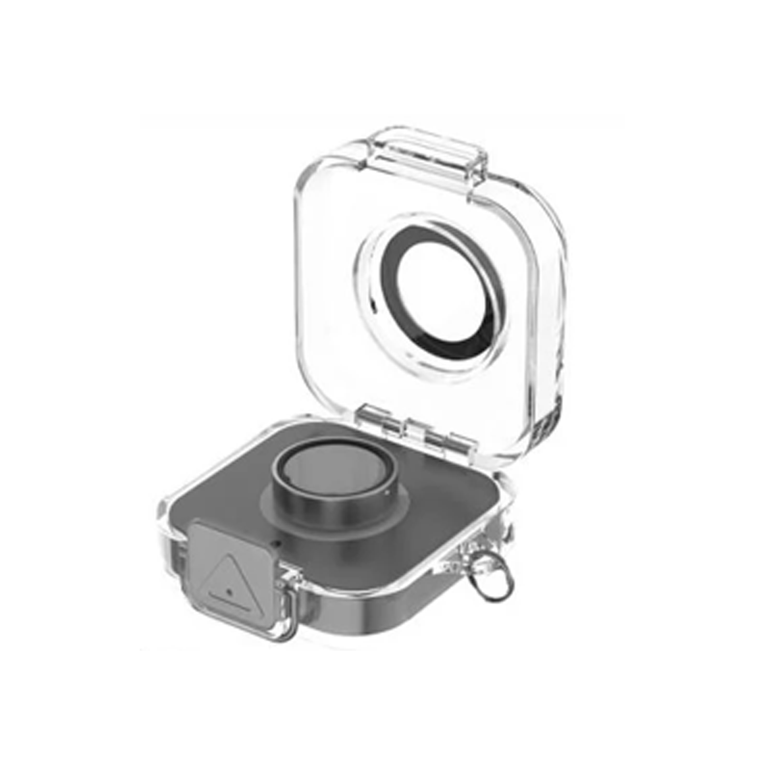 Protective Hard Case with Charging Port Cutout for ŌURA Ring 4 Charging Dock