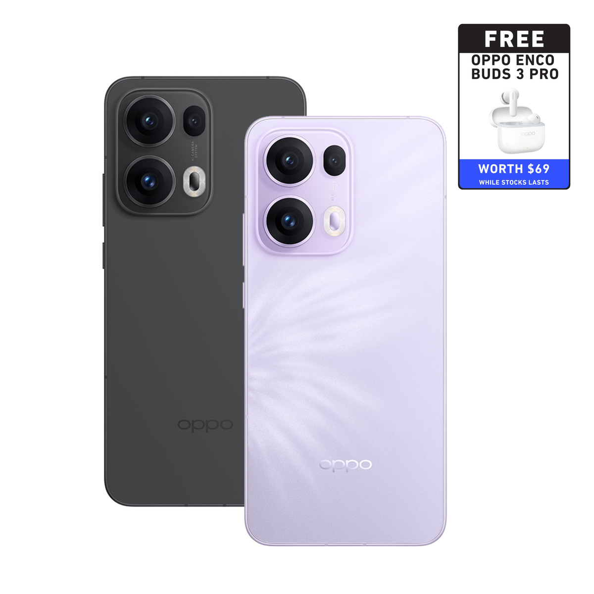 OPPO Reno13 A 8GB/128GB＆ Enco Buds3 Pro Amazon | 【発売記念BOX Enco Buds3 Proセット】 OPPO Reno13 A