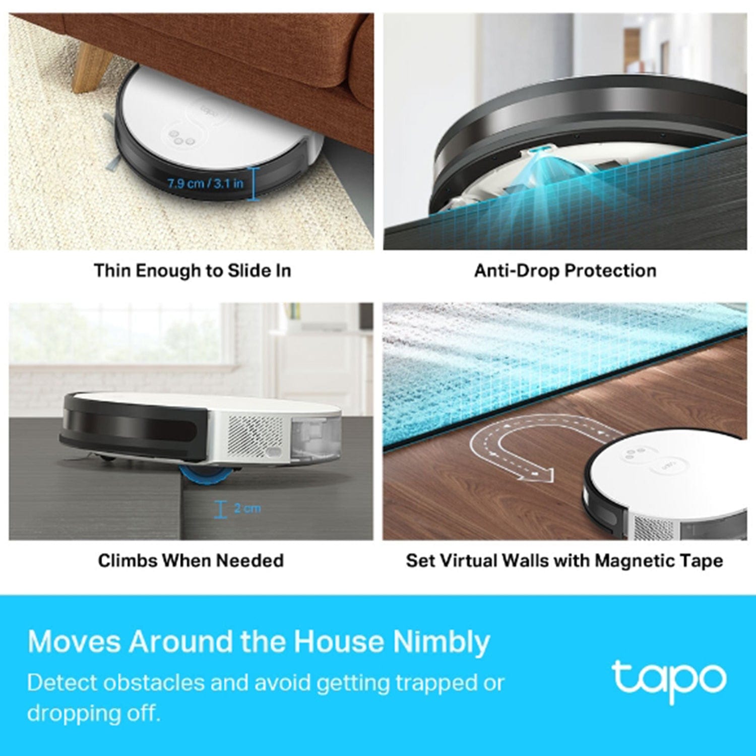 TP-Link Tapo RV10 Robot Vacuum & Mop Combo