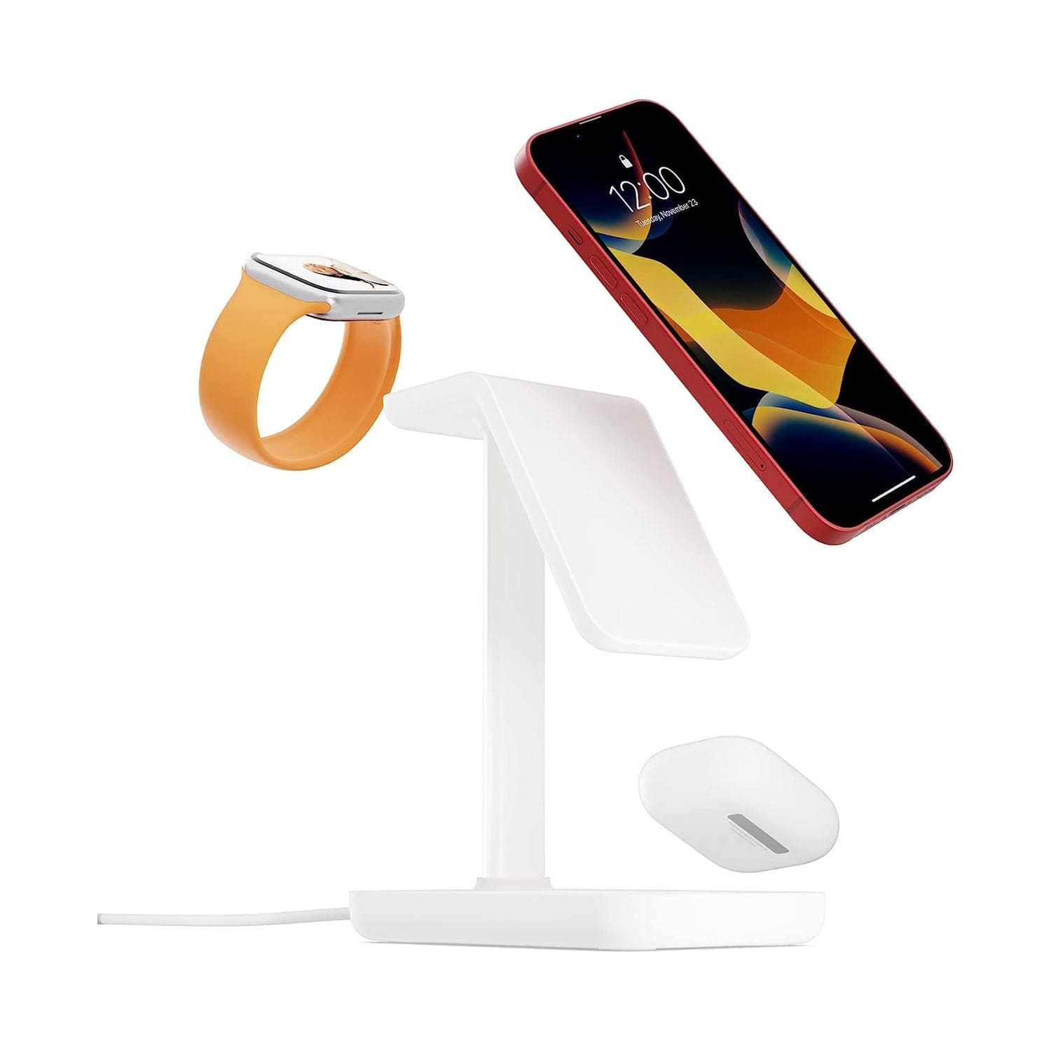 Twelve South HiRise 3 3-in-1 Wireless Charging Stand for MagSafe iPhones, AirPods & Apple Watches