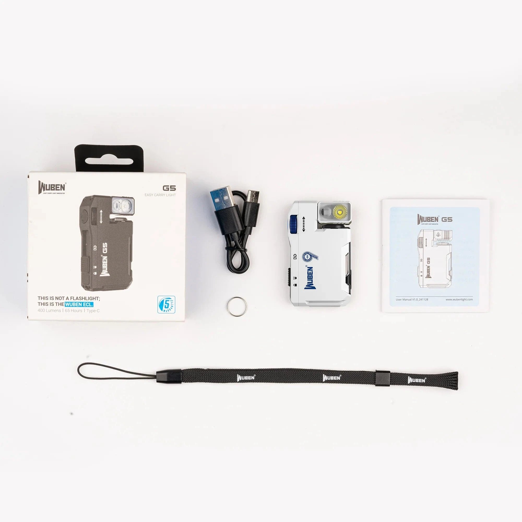 Wuben G5 edc light 400 lumens Flashlight