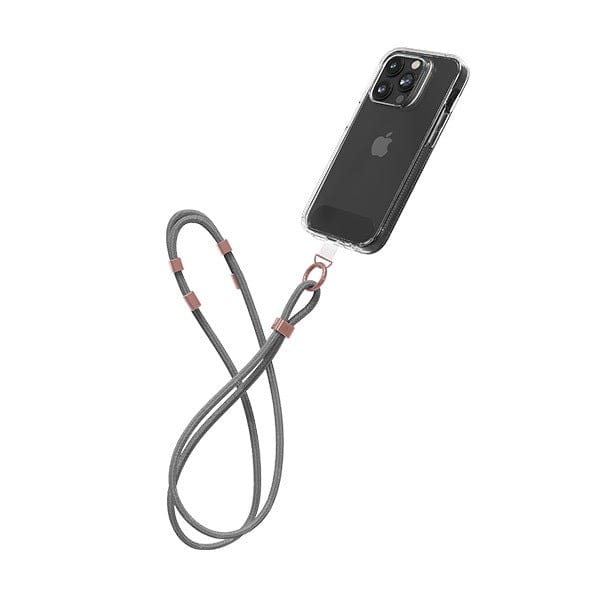 ZAGG Universal Phone Lanyard & Cross-Body Phone Strap Solid Gray