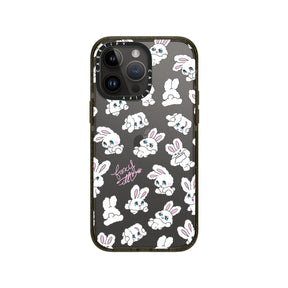CASETiFY Bunnies by Foxy Illustrations Impact Series Case for iPhone 14 Pro / Pro Max