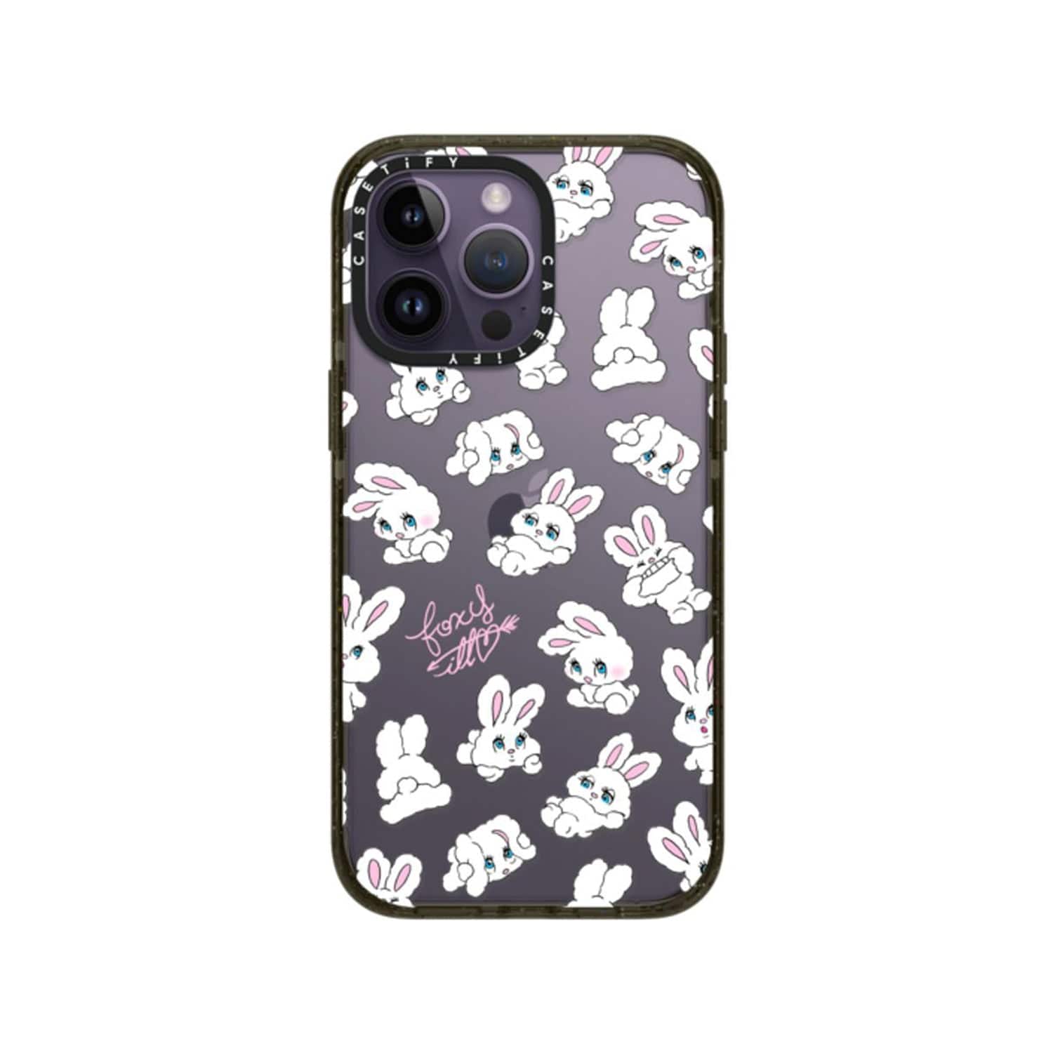 CASETiFY Bunnies by Foxy Illustrations Impact Series Case for iPhone 1