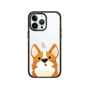 CASETiFY Happy Corgi Impact Series Case for iPhone 14 Pro / Pro Max