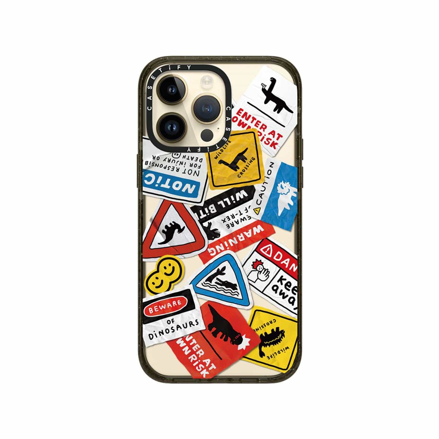 CASETiFY Beware of Dinosaurs Impact Series Case for iPhone 14 Pro / Pr