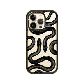CASETiFY Black Kingsnake Impact Series Case for iPhone 14 Pro / Pro Max