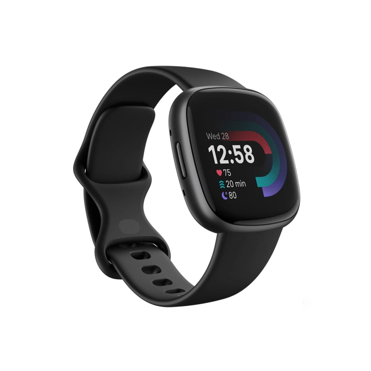 Fitbit Versa 4 Black Graphite Aluminium