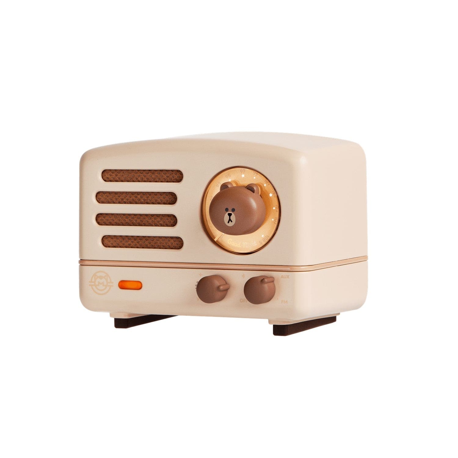 Muzen OTR Metal Line Friends Portable FM Radio Bluetooth Speaker