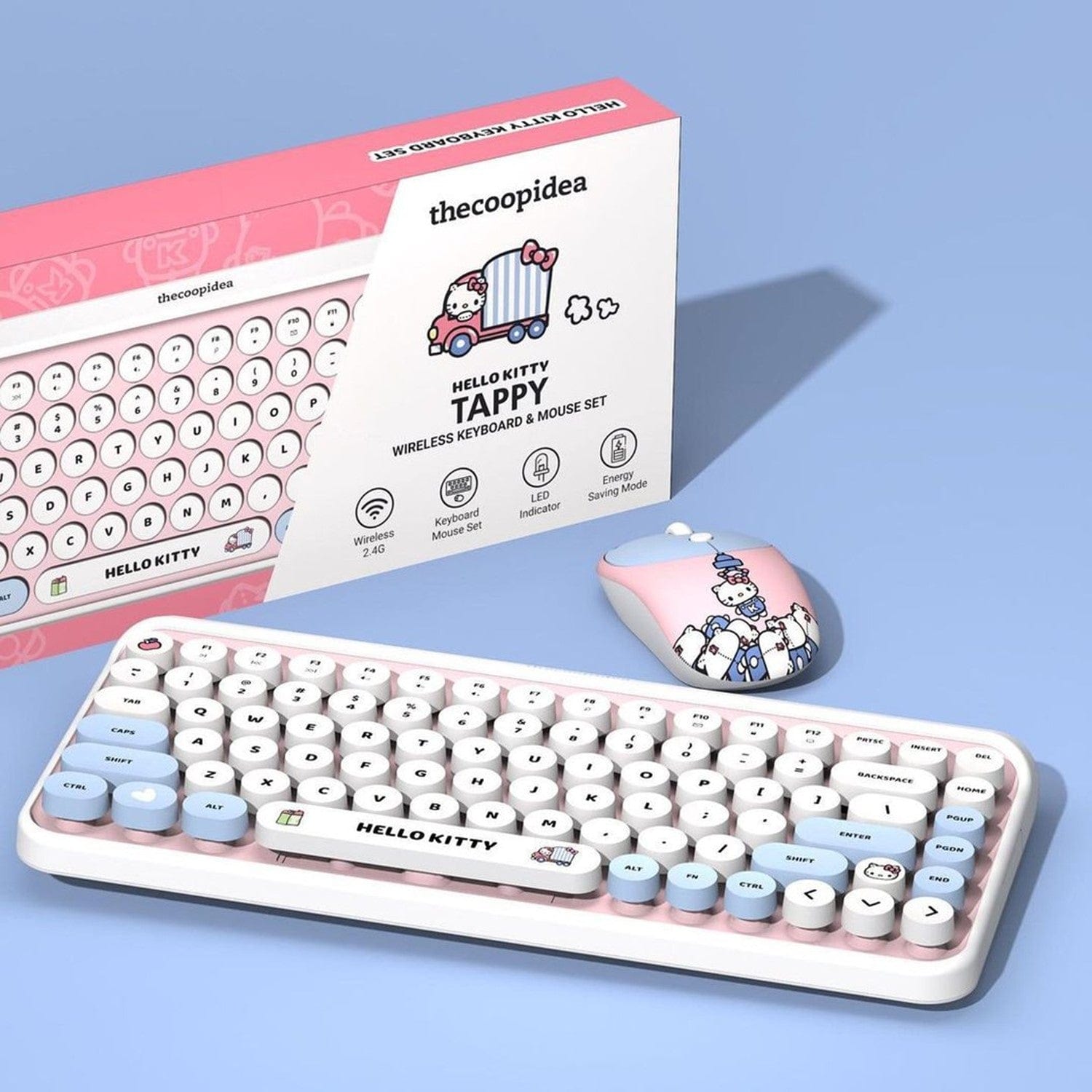 Thecoopidea Sanrio Tappy Wireless Keyboard & Mouse Set
