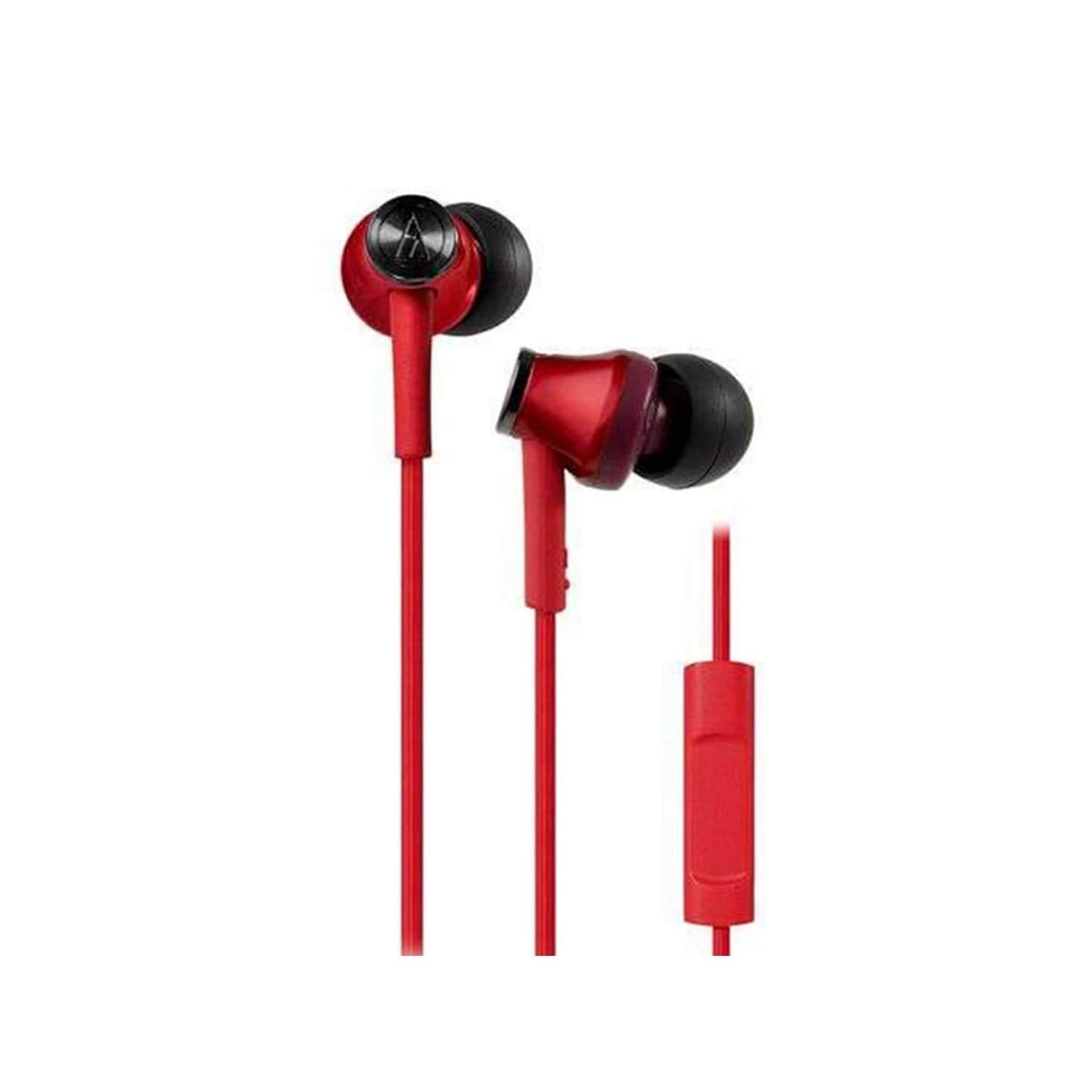 Audio-Technica CK350IS In-Ear Earphones Red