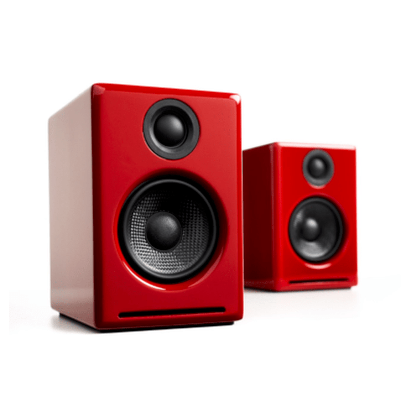 Audioengine A2+ Wireless Powered Desktop Speakers Red
