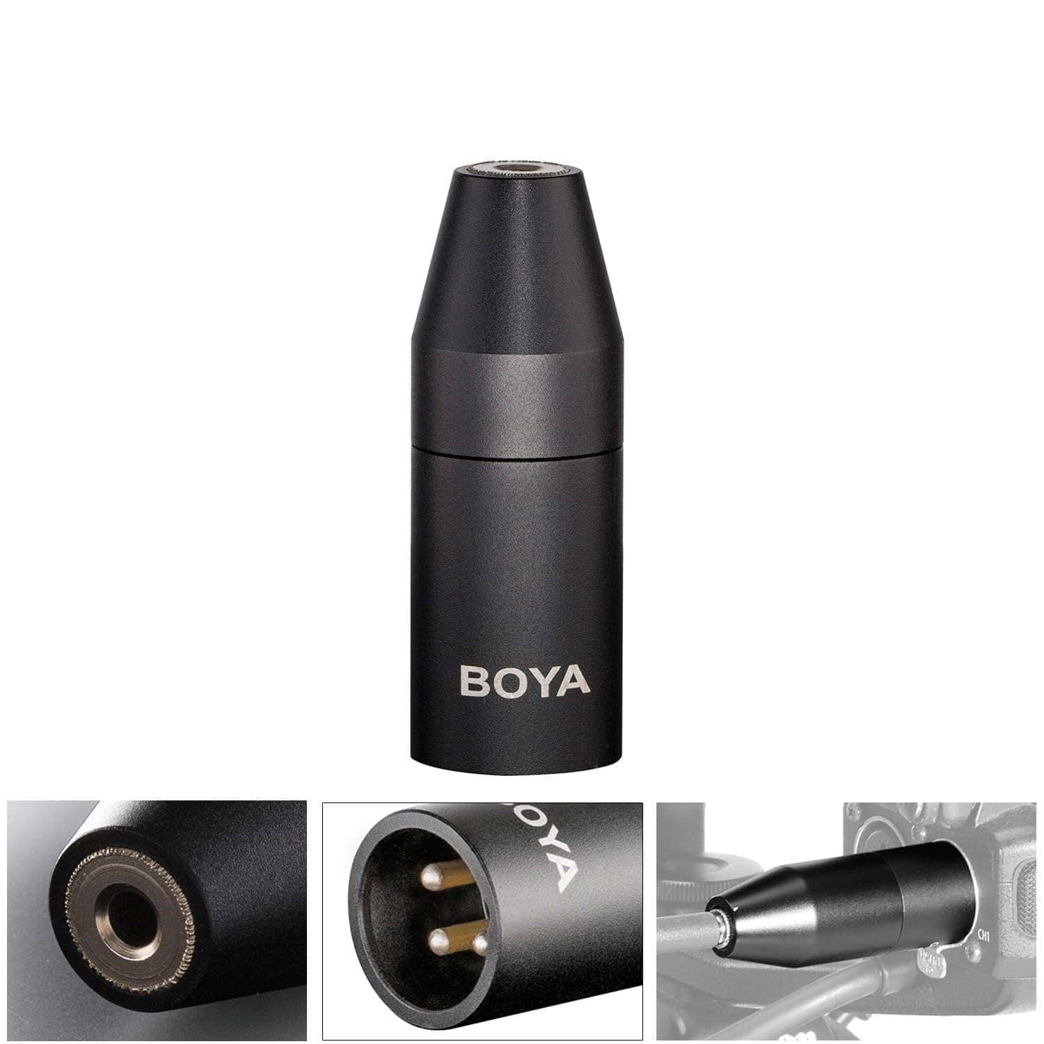 Boya 35C-XLR 3.5mm Mini-Jack to XLR Converter - Toottoot Singapore