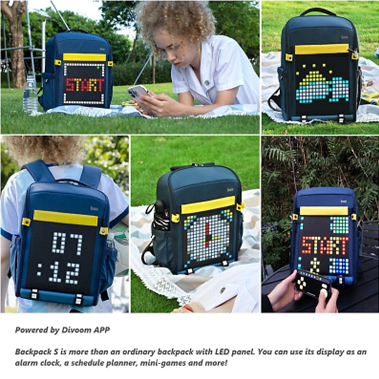 Divoom BackPack - S with Pixel Art Display