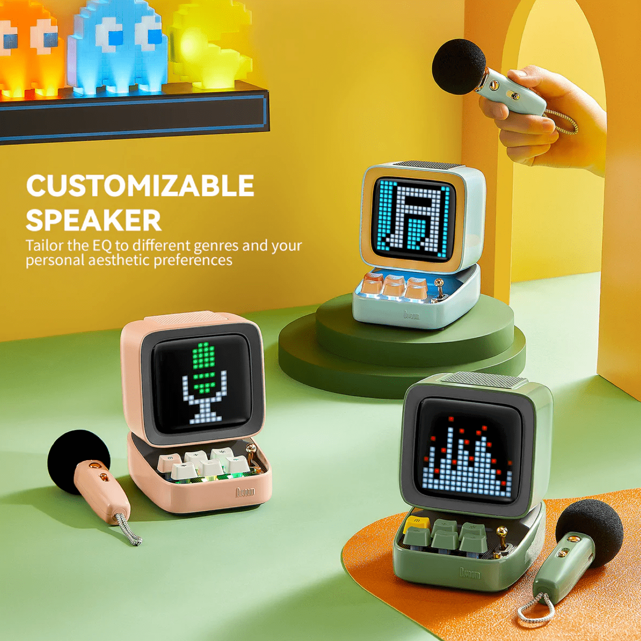 Divoom Ditoo-Mic Bluetooth Speaker with Karaoke Function