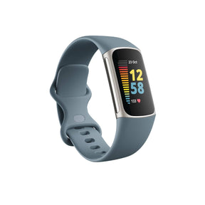 Fitbit Charge 5 Fitness Tracker Steel Blue Platinum