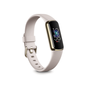 Fitbit Luxe Fitness Tracker Lunar White/Soft Gold Stainless Steel