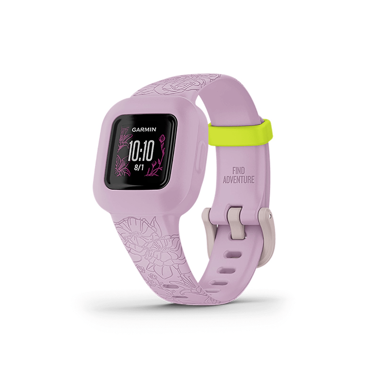Garmin Vivofit JR 3 Fitness Tracker for Kids Lilac Floral
