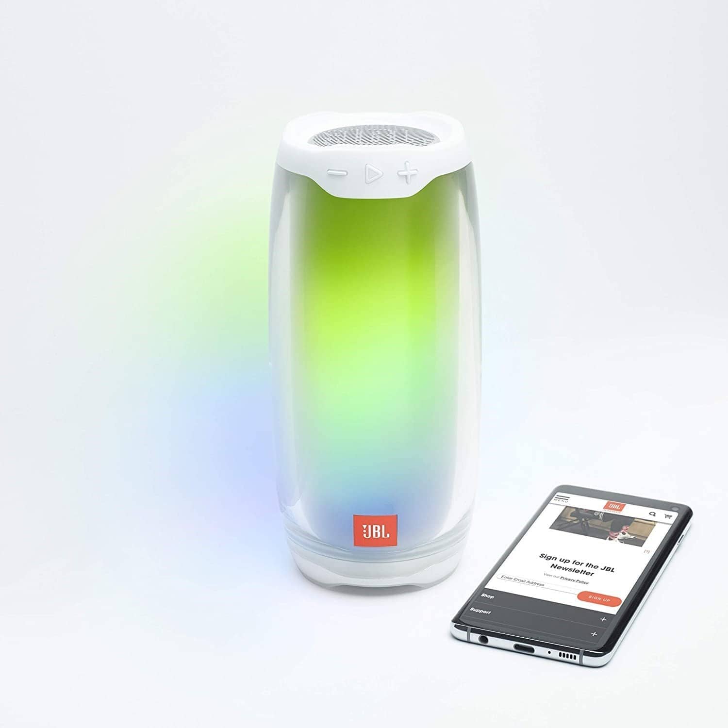 JBL Pulse 4, Portable Bluetooth Speaker With 360 Degrees LED Lights, Powerful Sound and Deep Bass, IPX7 Waterproof, 12 Hours of Playtime, JBL PartyBoost for Multiple Speaker Pairing - Toottoot Singapore