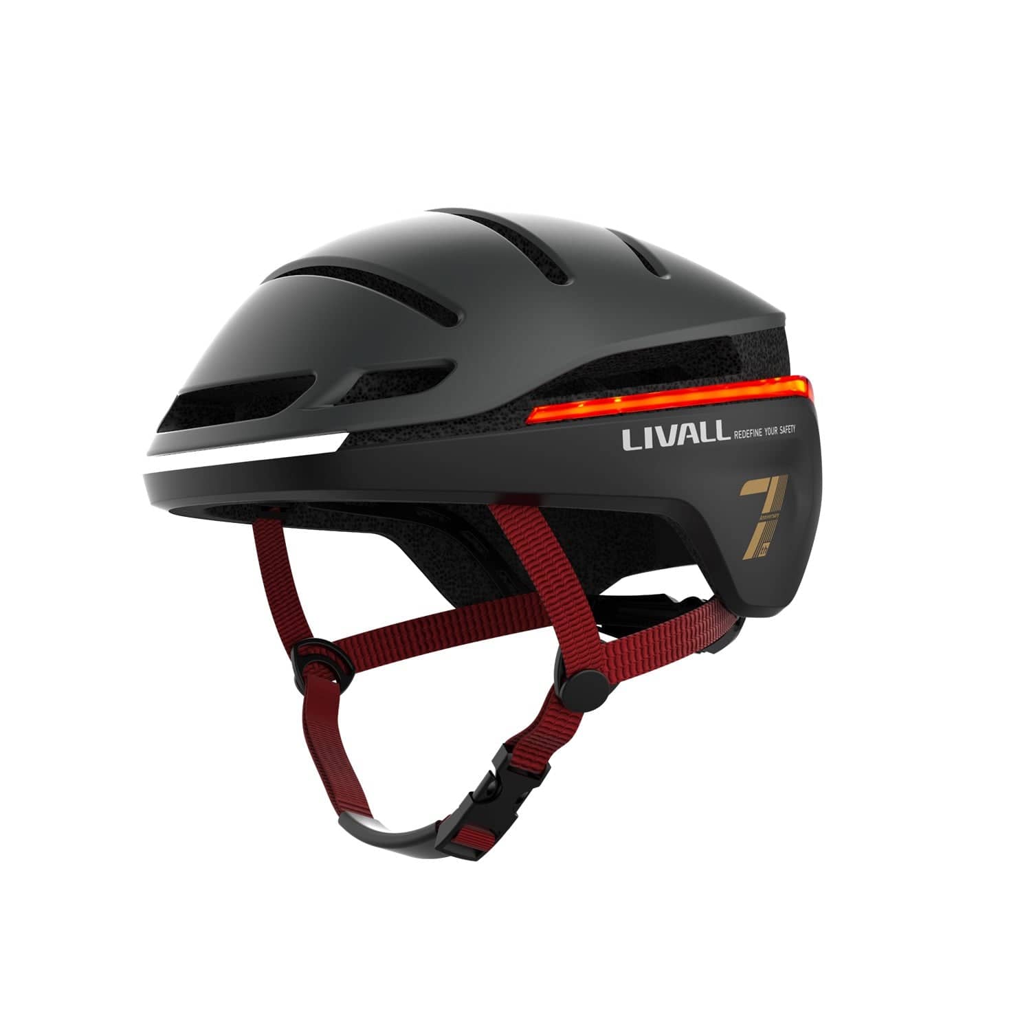 Livall Riding EVO21 Smart Helmet Dark Night Black / Medium