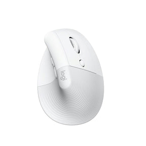 Logitech Lift Vertical Ergonomic Wireless Bluetooth Mouse Pale Grey