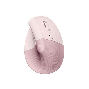 Logitech Lift Vertical Ergonomic Wireless Bluetooth Mouse Rose