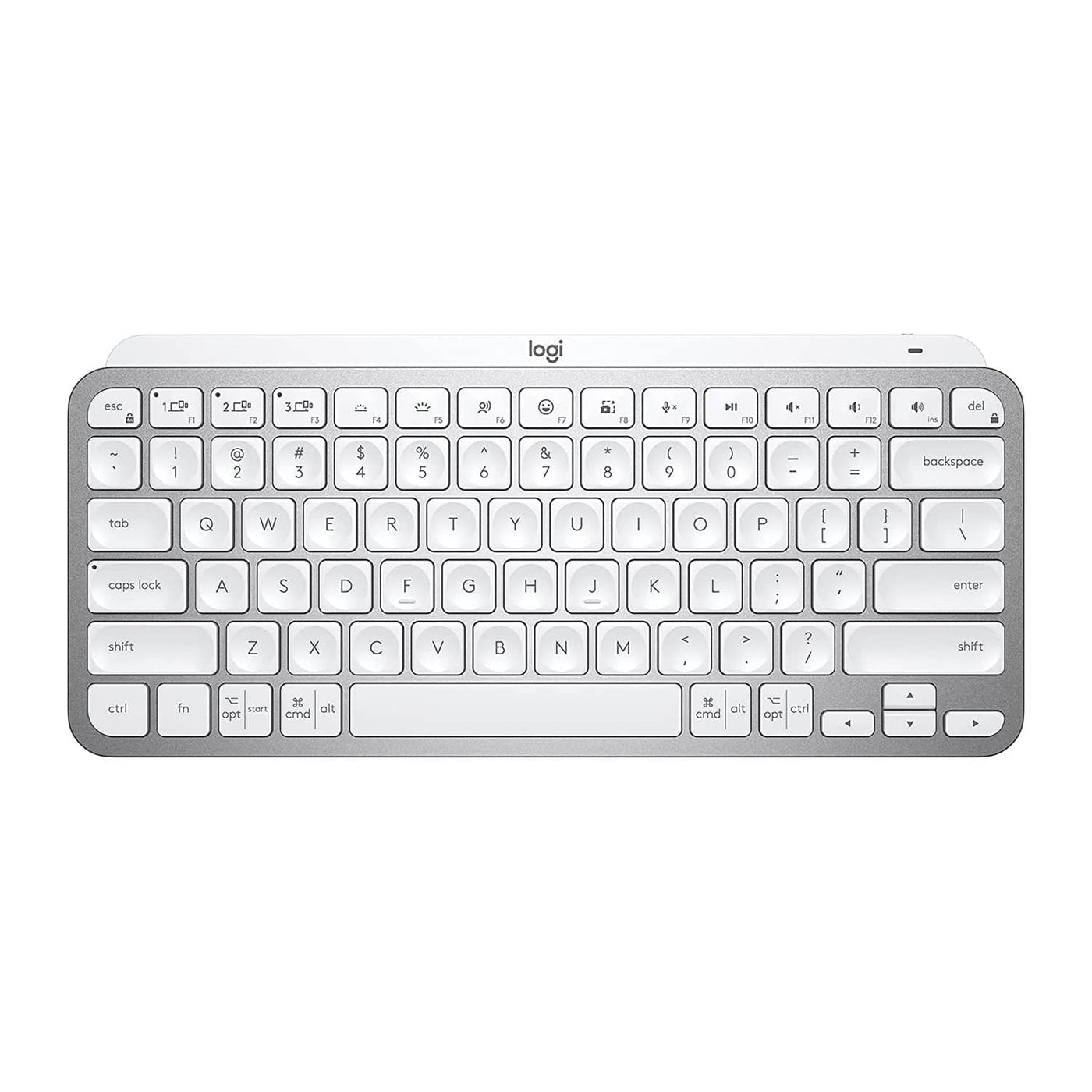 Logitech MX Keys Mini Wireless Bluetooth Keyboard Pale Grey