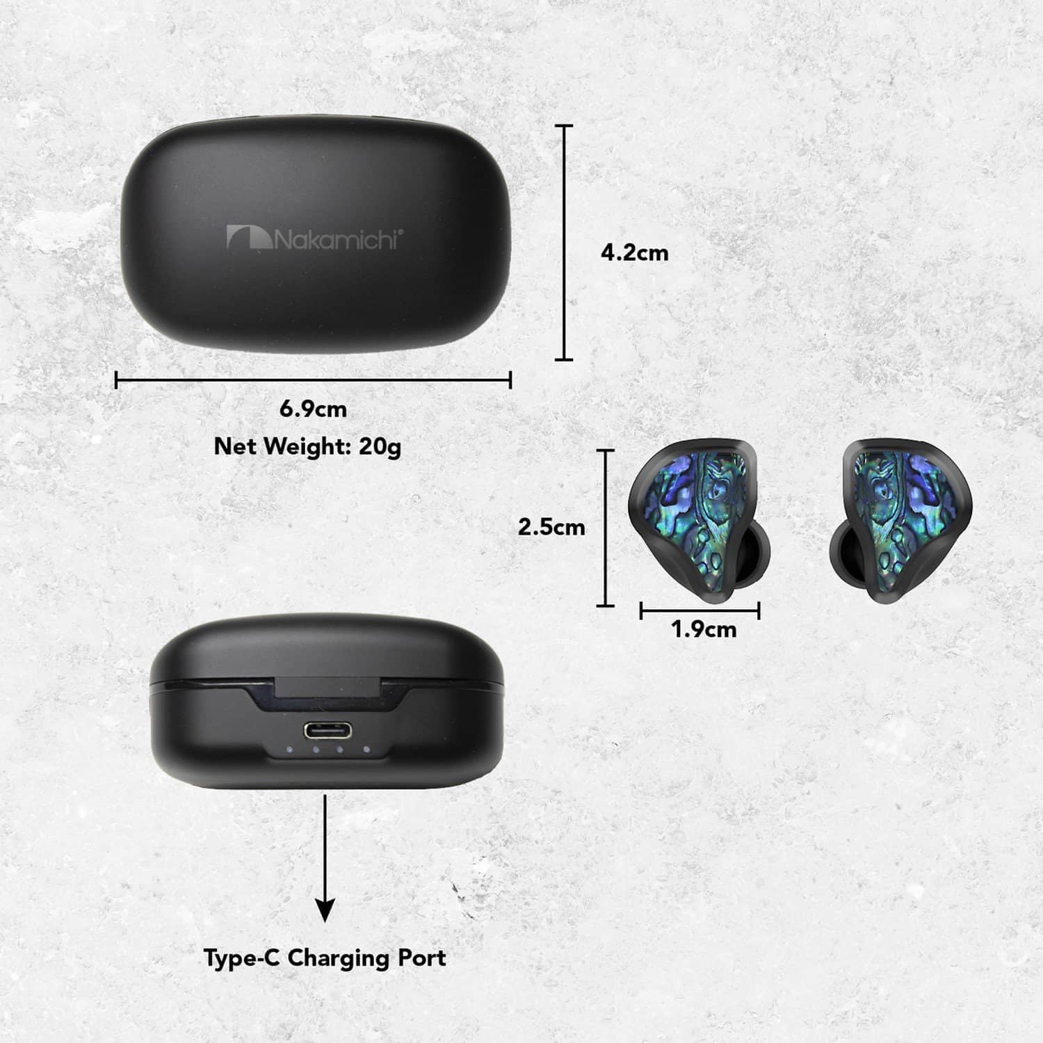 Nakamichi TW311 IEM True Wireless Earphones