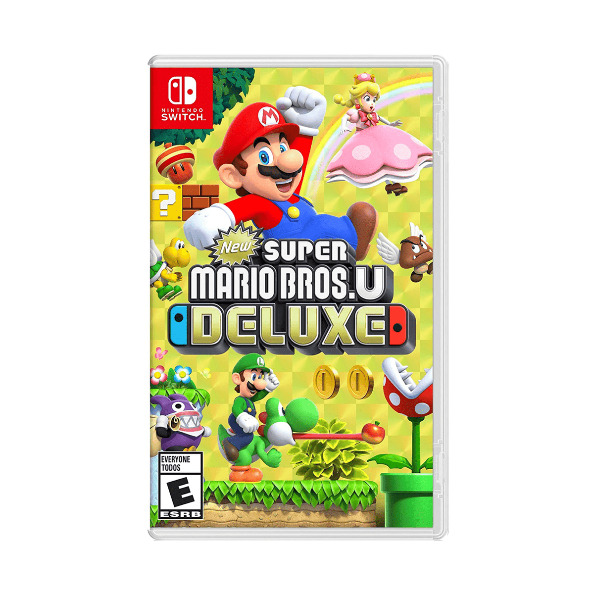 Nintendo switch super mario bros u deluxe shop bundle