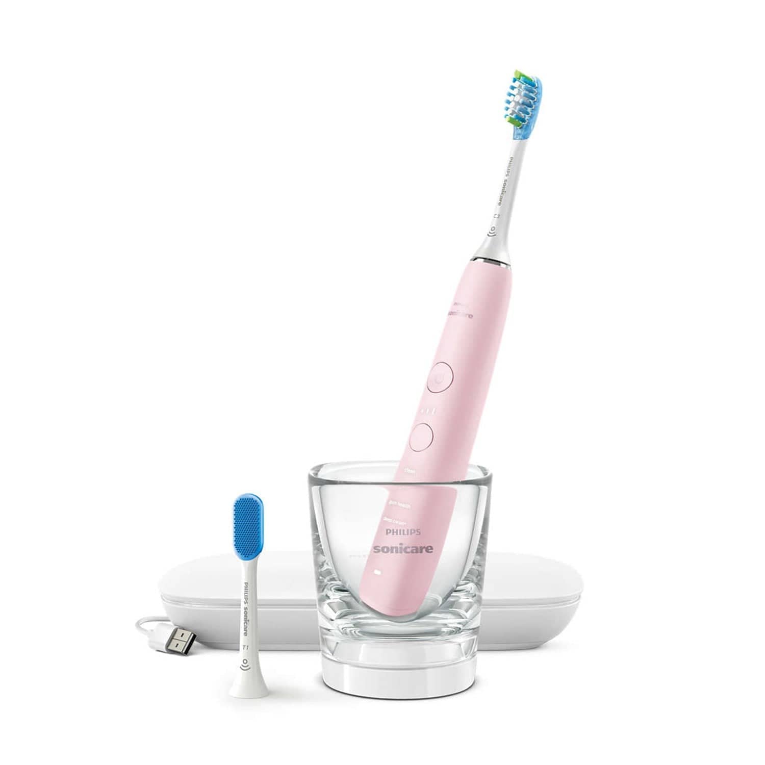 Philips DiamondClean HX9912/51 9000 Series Sonic Electric Toothbrush Pink
