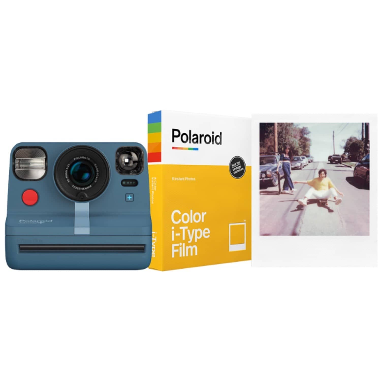 Polaroid Now Plus Instant Camera Bundle With 8pcs Films (Gen 1)