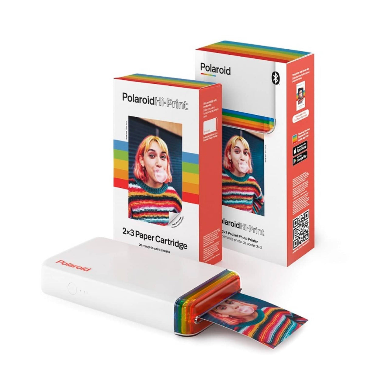 Polaroid Pocket Printer Bundle With 20pcs Films