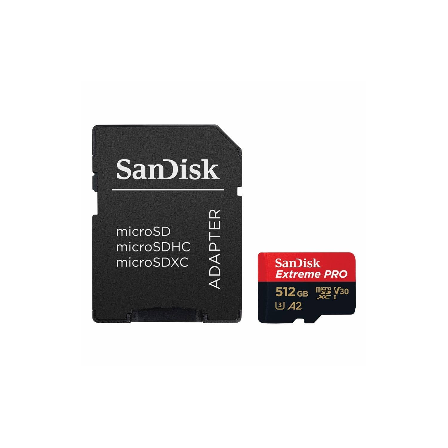Sandisk Extreme Pro Micro SDXC Memory Card with Adapter 512GB
