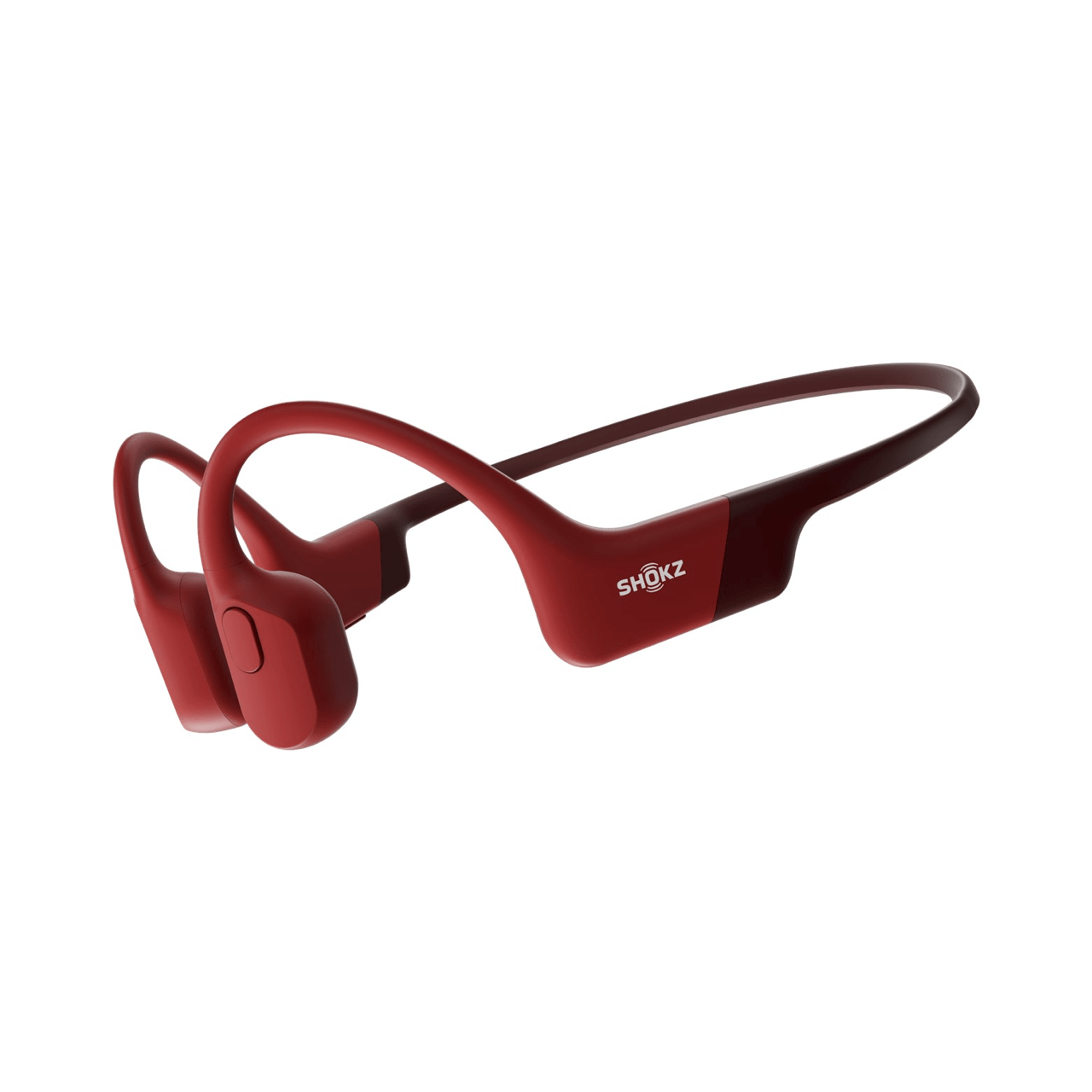 Shokz OpenRun Wireless Bone Conduction Headphones Red